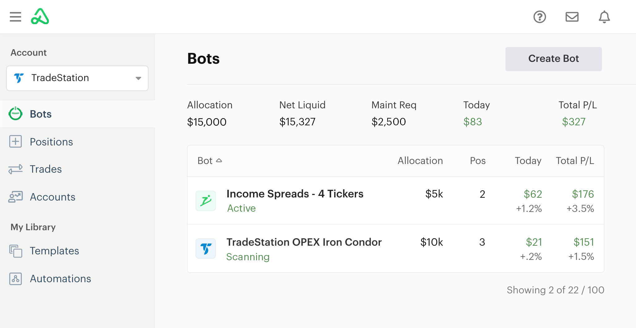 Option Alpha TradeStation Integration